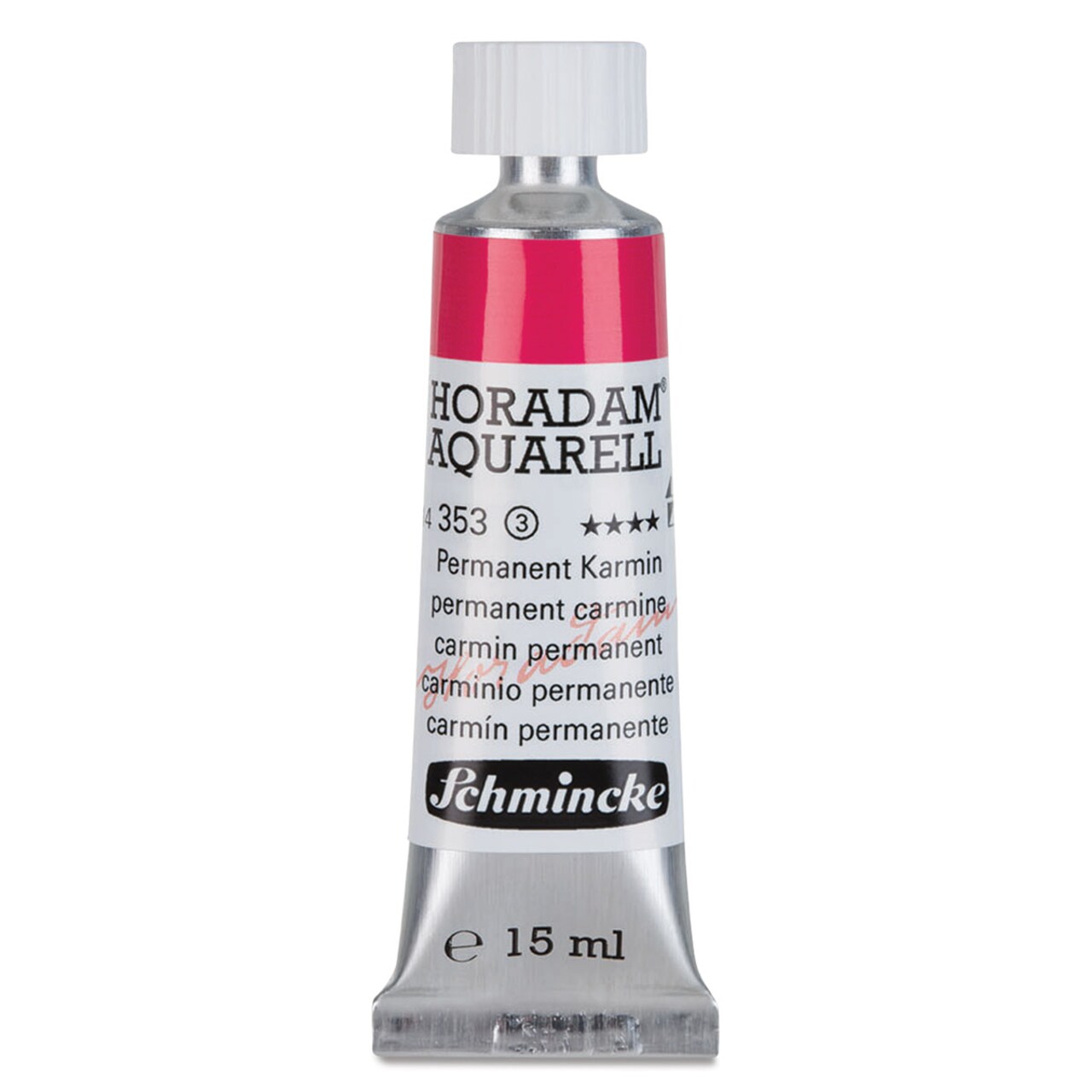 Schmincke Horadam Aquarell Watercolor - Permanent Carmine, 15 ml tube